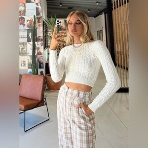 princess polly mccarthy sweater white